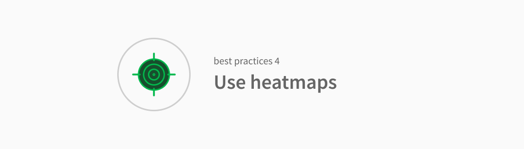 Conversion rate optimization - Use heatmaps