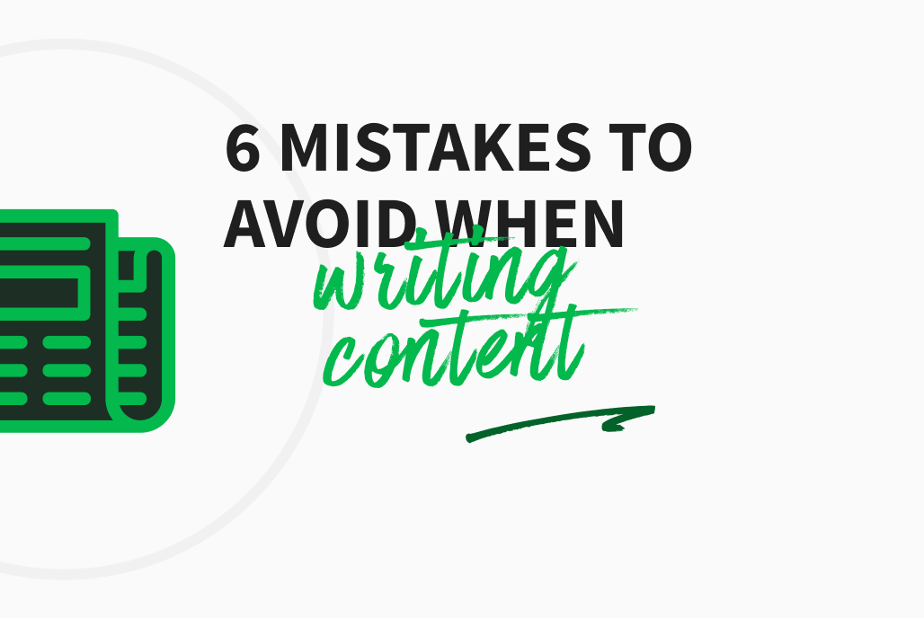 6 mistakes to avoid in content writing
