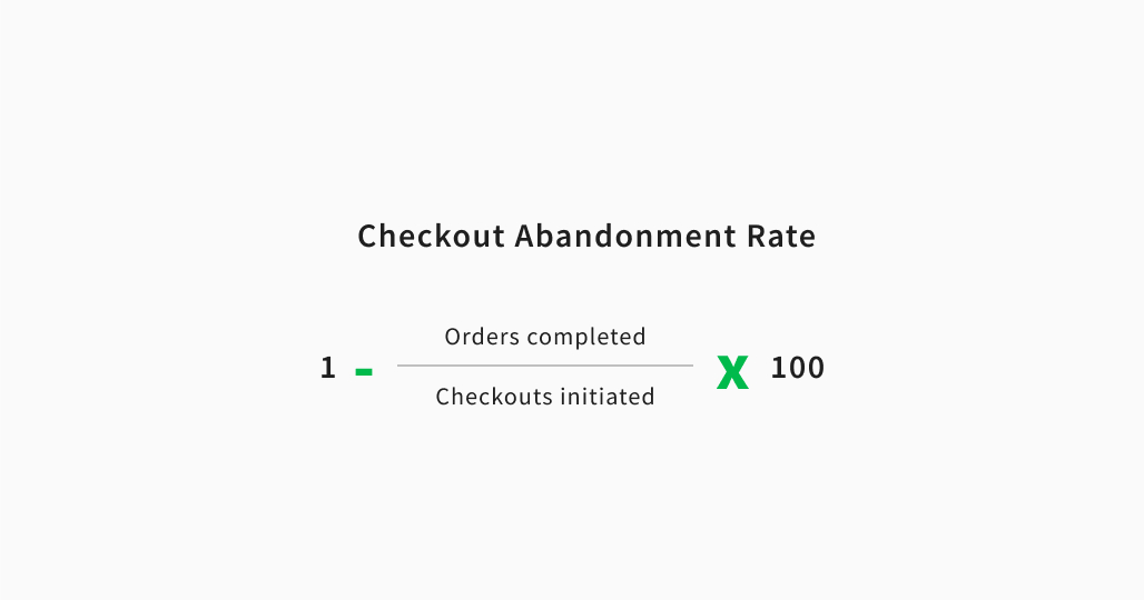 ecommerce kpi checkout abandonment rate