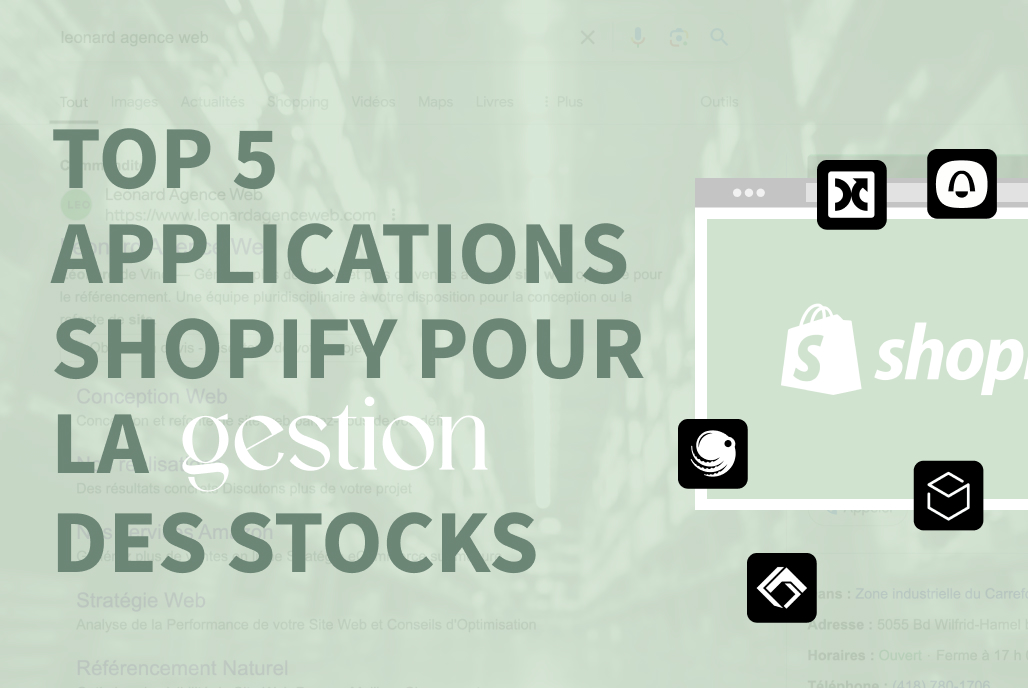 Top 5 applications Shopify pour la gestion des stocks