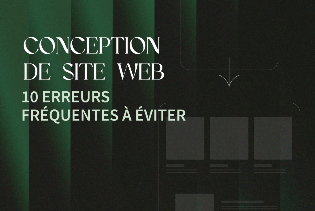 Conception de site web: Les erreurs fréquentes à éviter